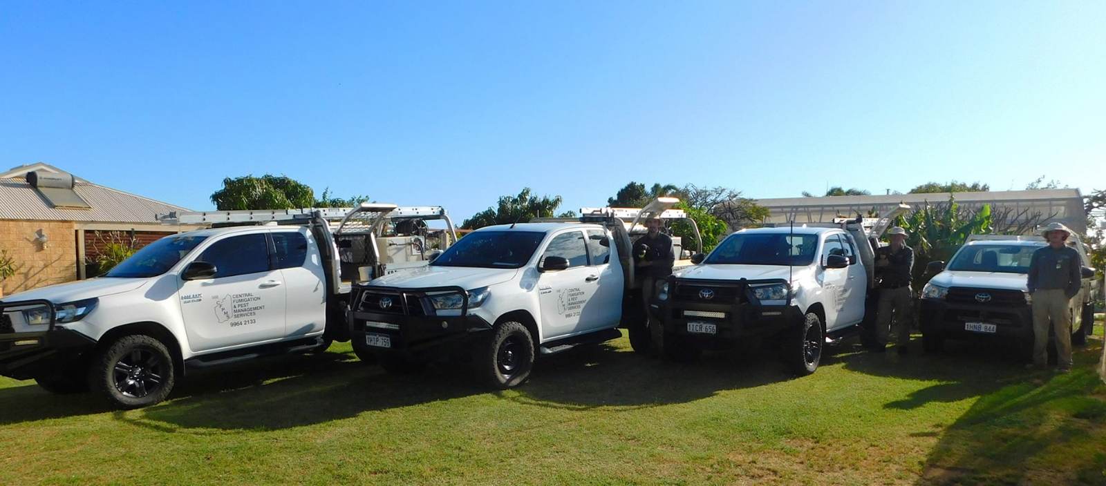The CFPMS team and fleet in Geraldton